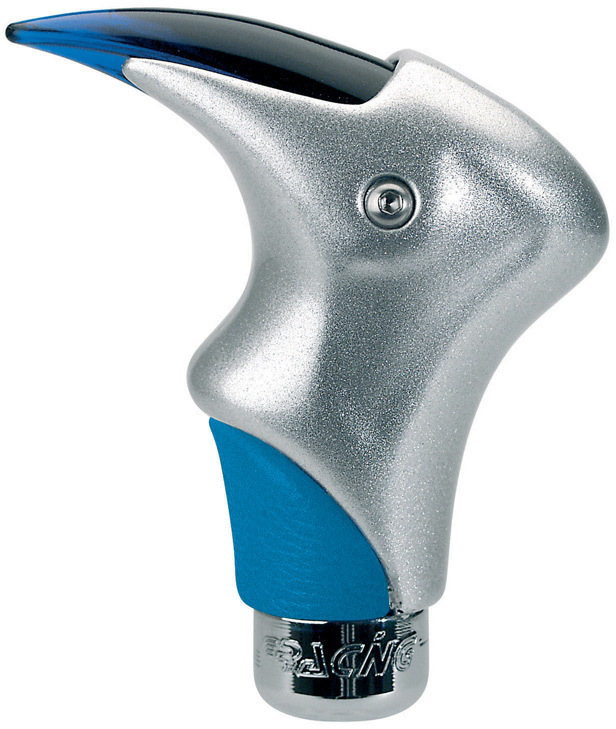 Simoni Racing Pomello Cambio Auto Universale in Pelle Liscia con Inserti Carbon